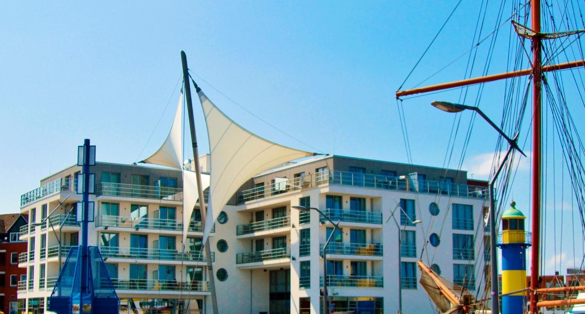 Apartmenthaus Hafenspitze: Yacht Harbor View Apartment Eckernfoerde Exterior photo